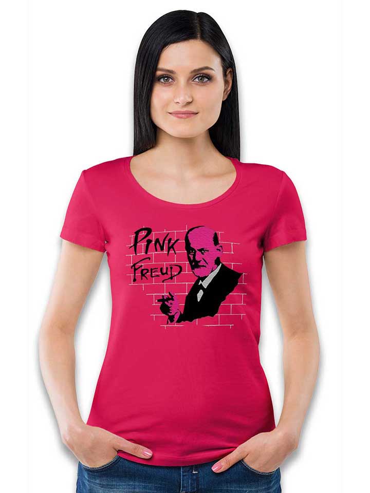 pink-freud-02-damen-t-shirt fuchsia 2