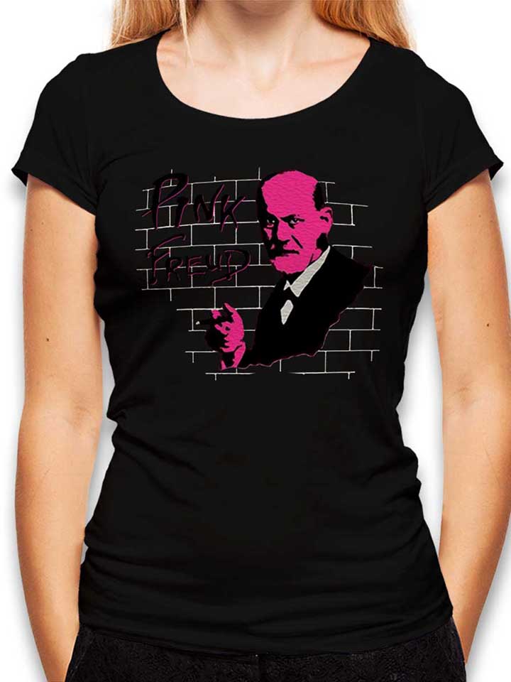 Pink Freud 02 Damen T-Shirt schwarz L