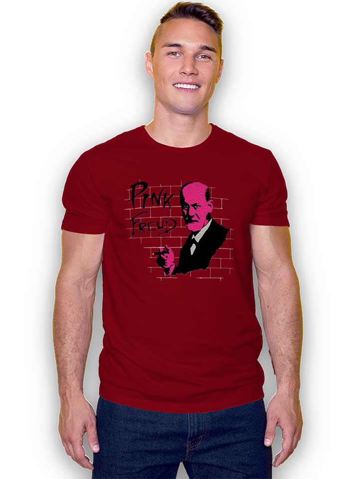 pink-freud-02-t-shirt bordeaux 2