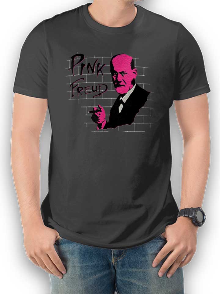 Pink Freud 02 T-Shirt dunkelgrau L