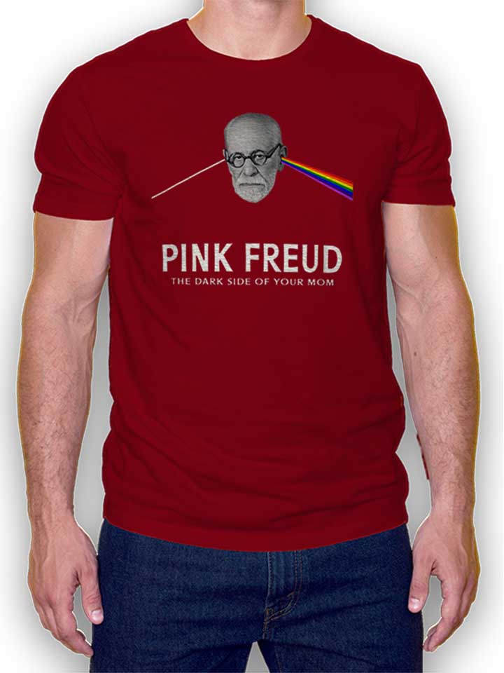 pink-freud-t-shirt bordeaux 1