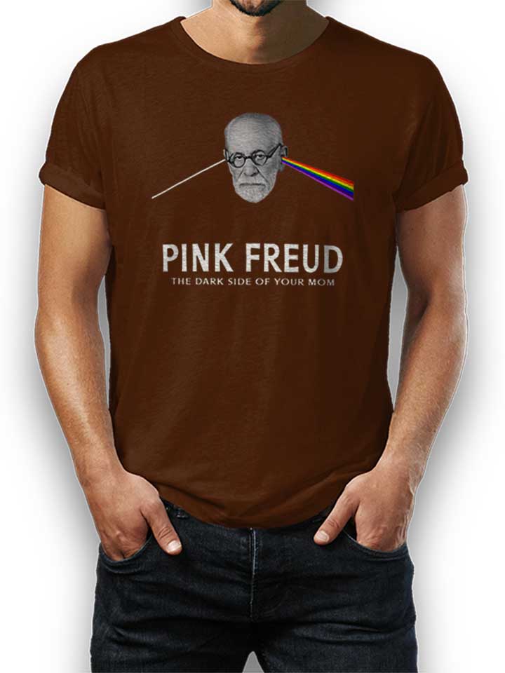 Pink Freud T-Shirt marron L
