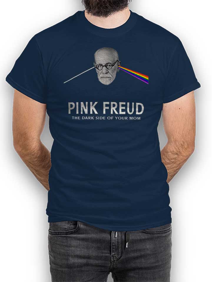 Pink Freud T-Shirt dunkelblau L