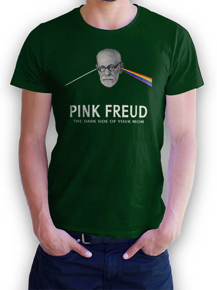 Pink Freud Camiseta verde-oscuro L