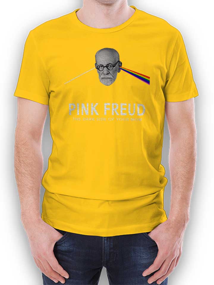 Pink Freud T-Shirt gelb L