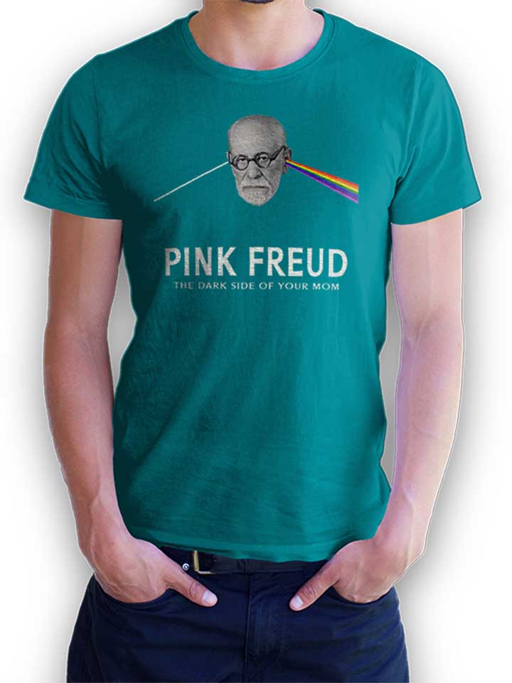 pink-freud-t-shirt tuerkis 1