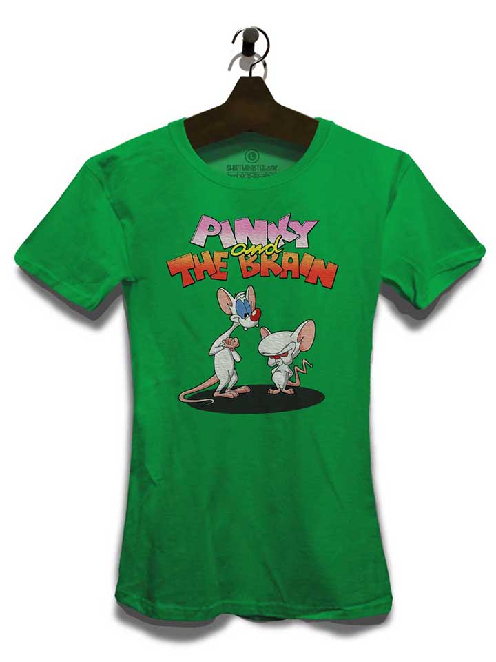 pinky-and-the-brain-damen-t-shirt gruen 3