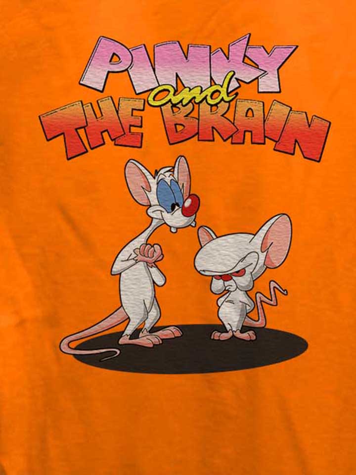 pinky-and-the-brain-damen-t-shirt orange 4