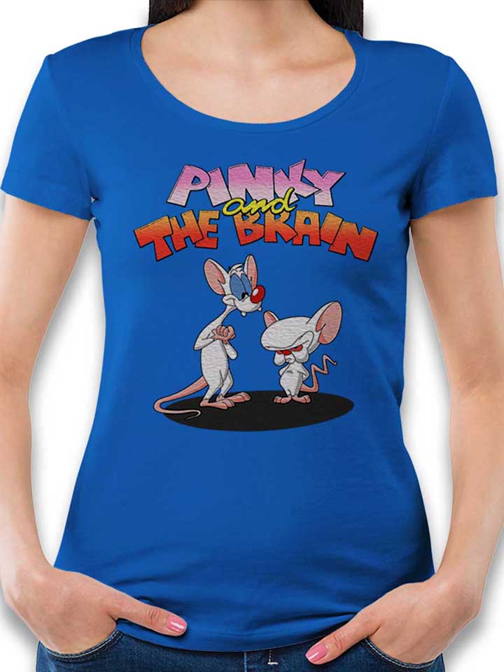 Pinky And The Brain Womens T-Shirt royal-blue L