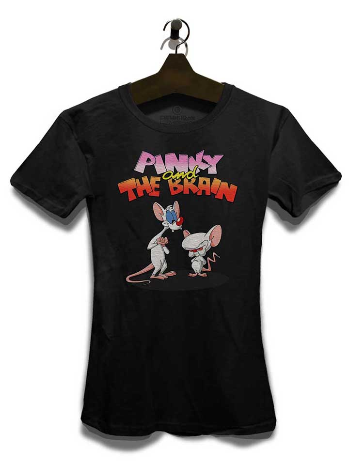 pinky-and-the-brain-damen-t-shirt schwarz 3