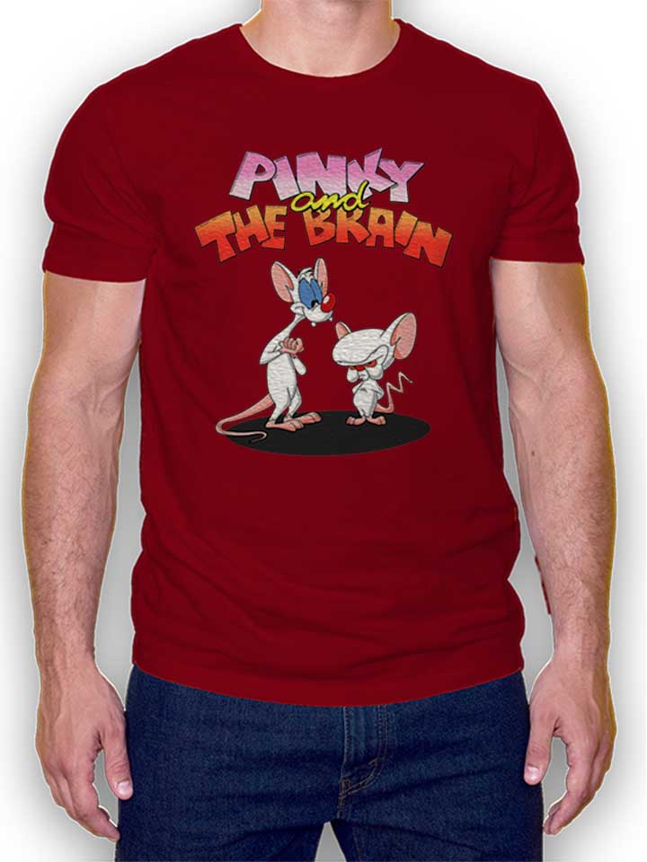 pinky-and-the-brain-t-shirt bordeaux 1