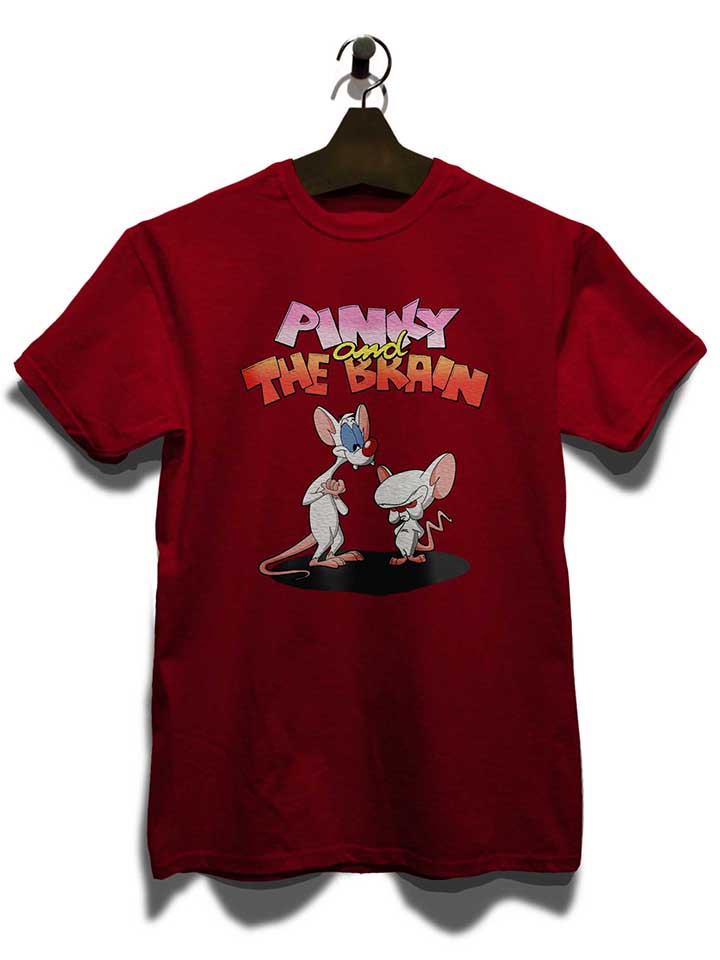 pinky-and-the-brain-t-shirt bordeaux 3
