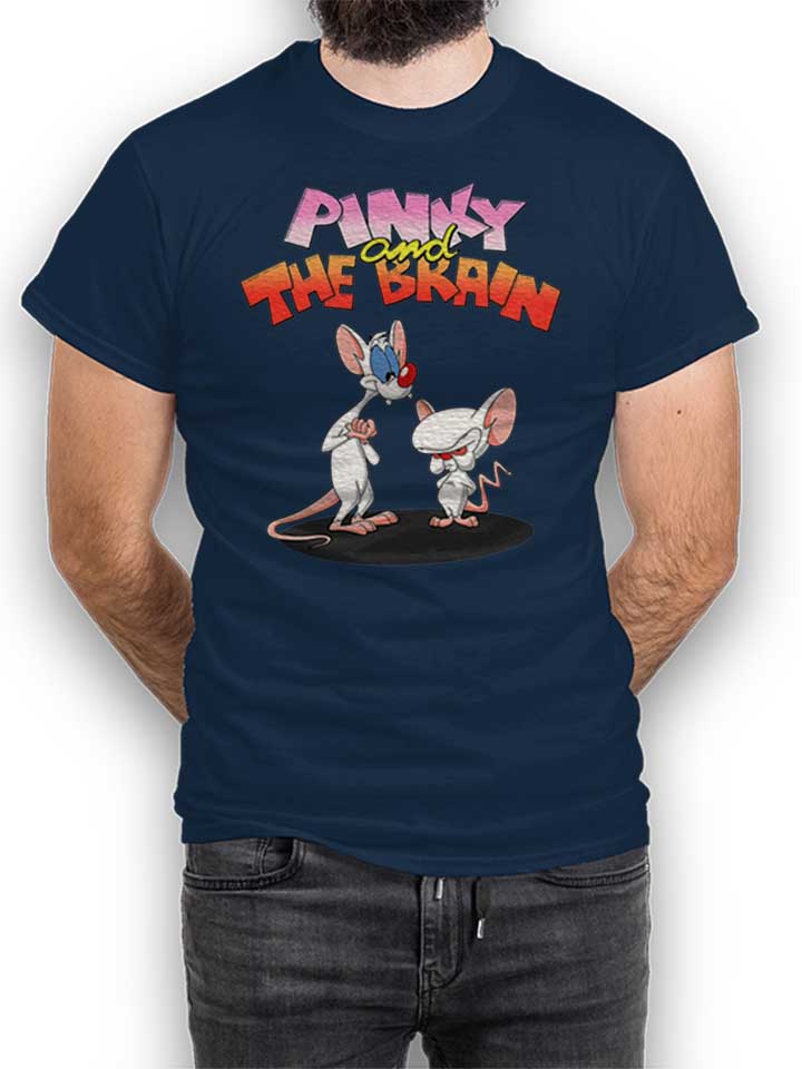 Pinky And The Brain T-Shirt dunkelblau L
