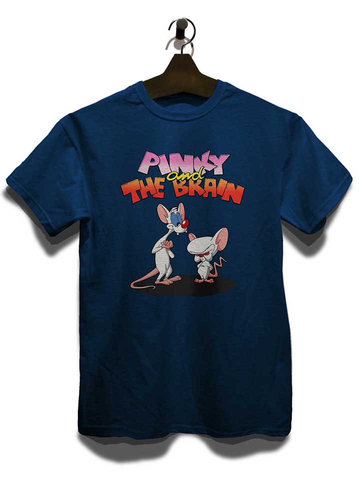 pinky-and-the-brain-t-shirt dunkelblau 3