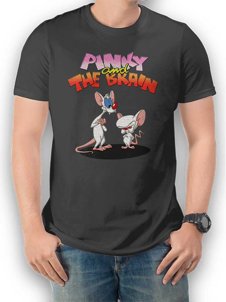 Pinky And The Brain T-Shirt dark-gray L