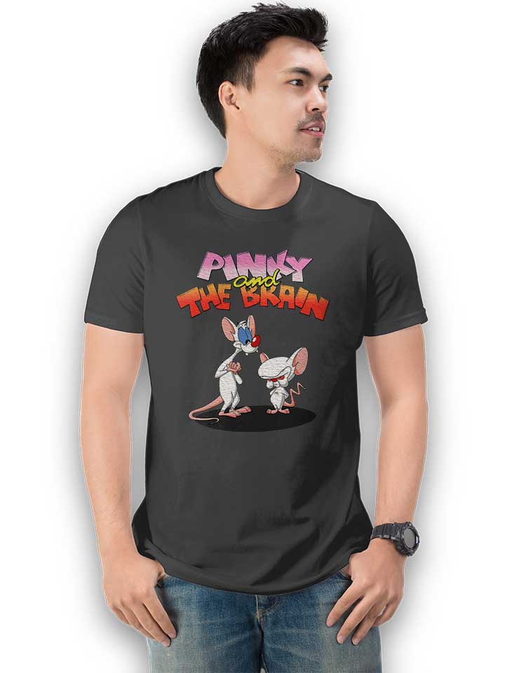 pinky-and-the-brain-t-shirt dunkelgrau 2