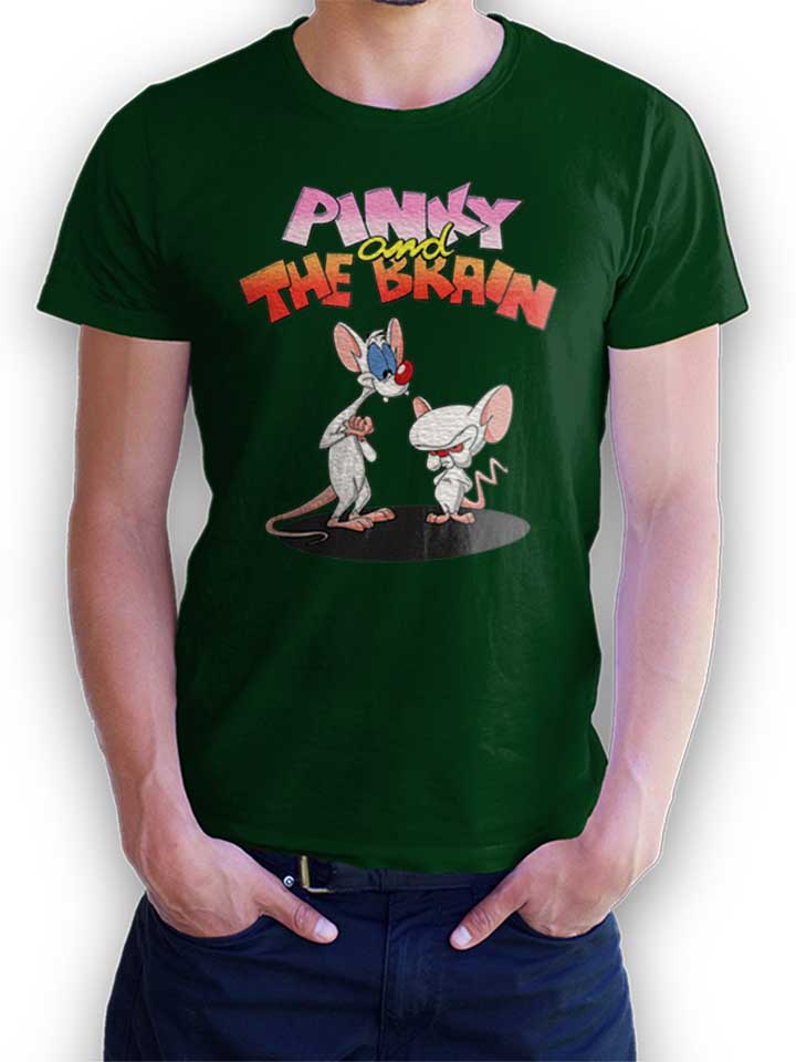 Pinky And The Brain T-Shirt dunkelgruen L