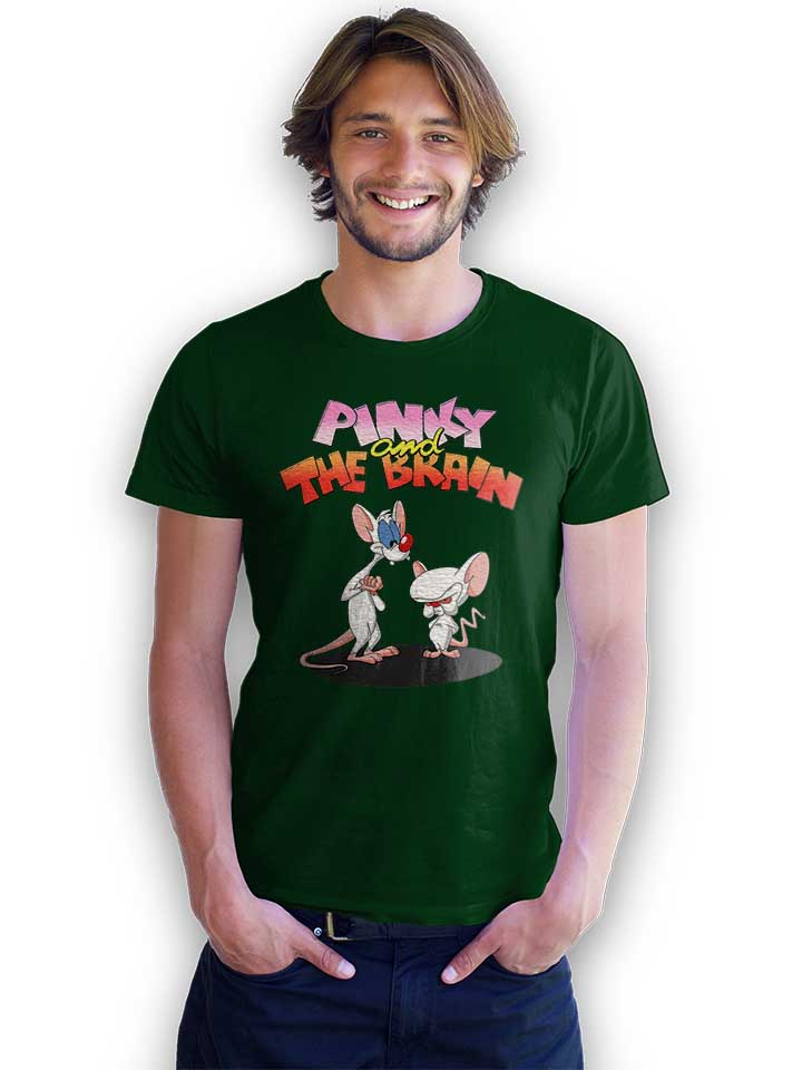 pinky-and-the-brain-t-shirt dunkelgruen 2