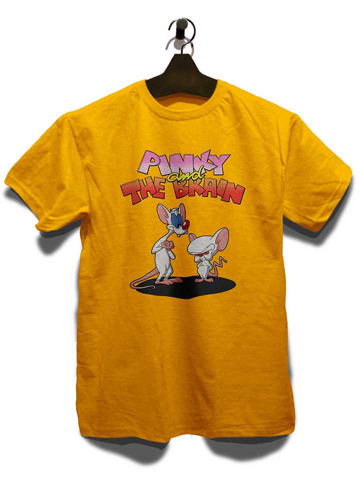 pinky-and-the-brain-t-shirt gelb 3