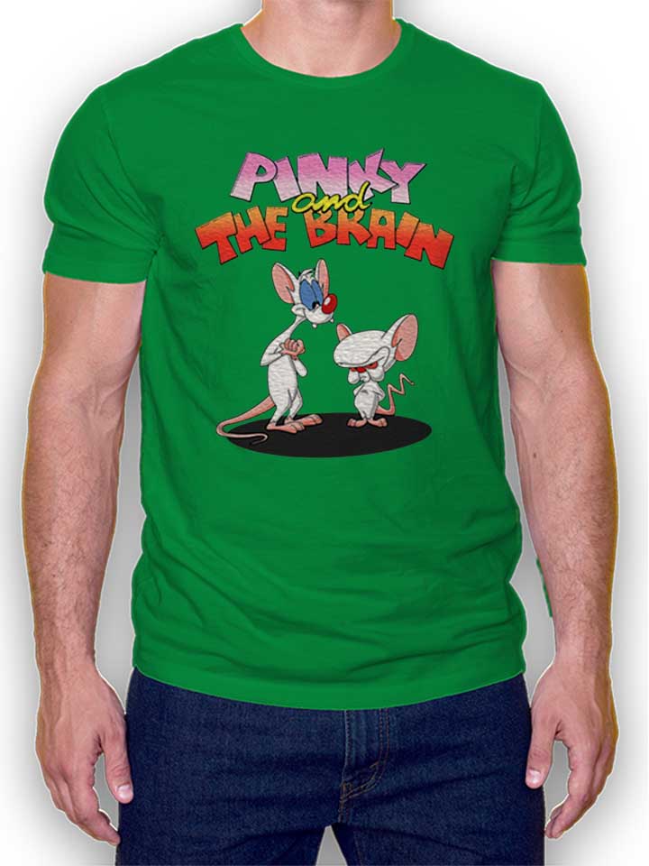 Pinky And The Brain T-Shirt verde L