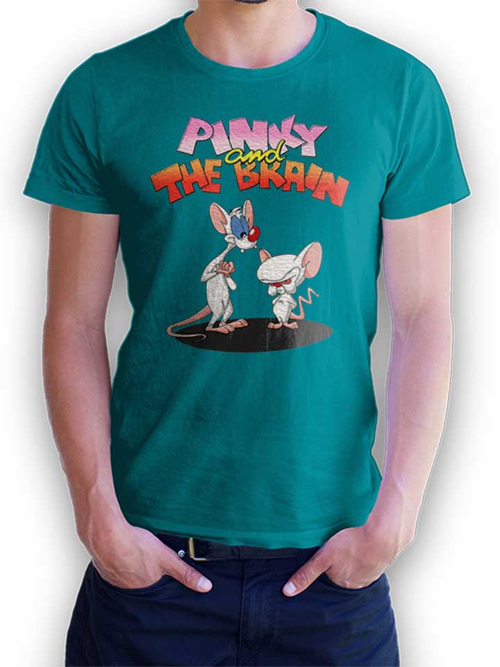 Pinky And The Brain T-Shirt tuerkis L