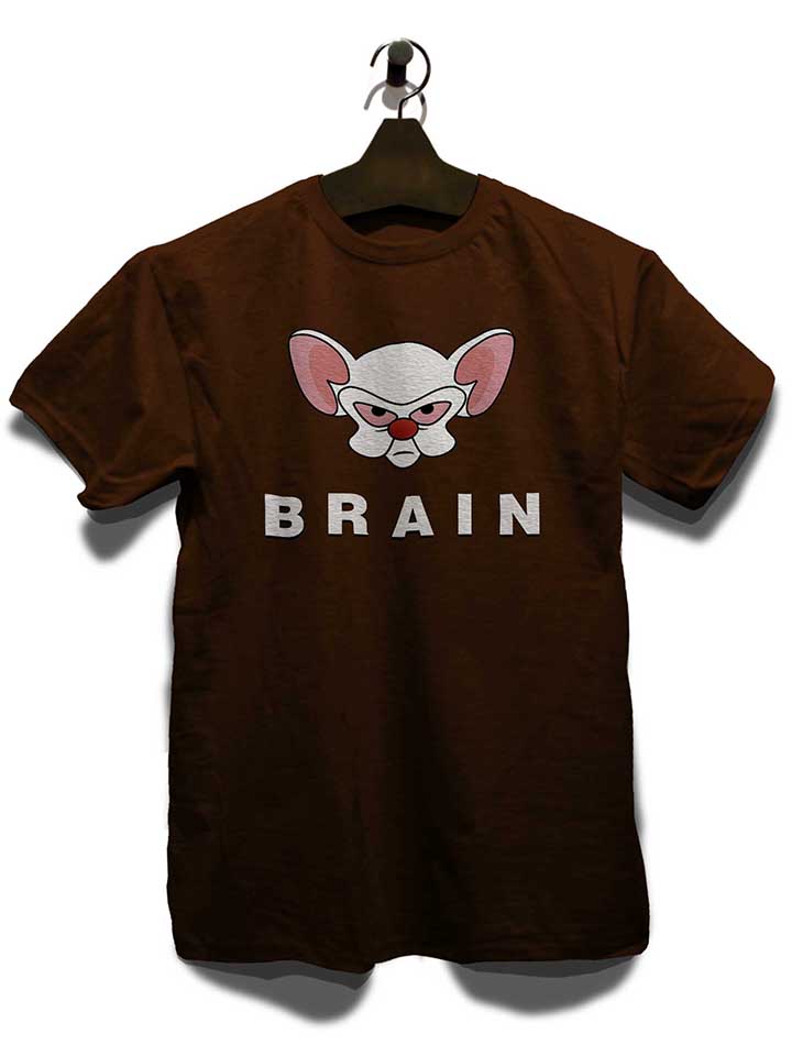 pinky-brain-t-shirt braun 3