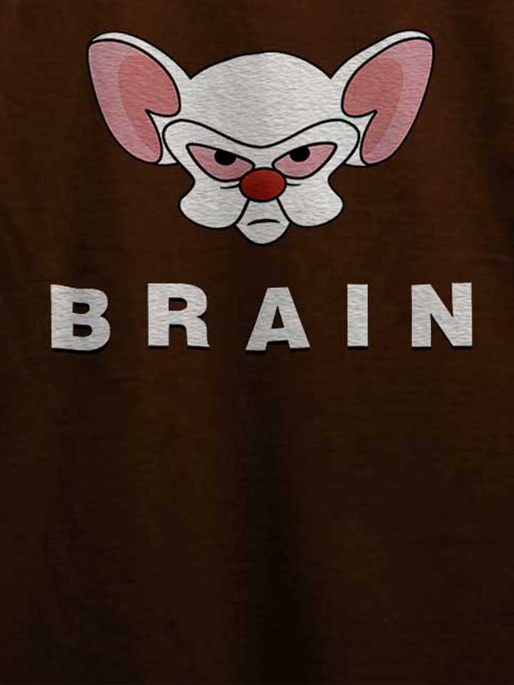 pinky-brain-t-shirt braun 4