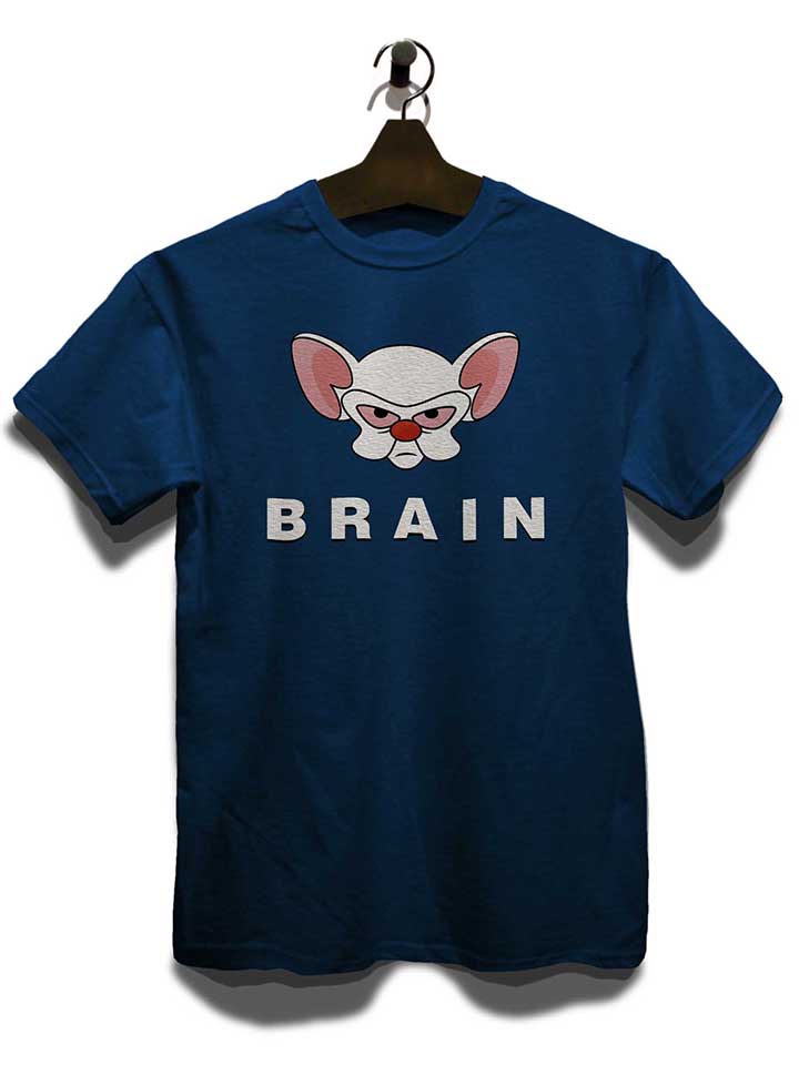pinky-brain-t-shirt dunkelblau 3
