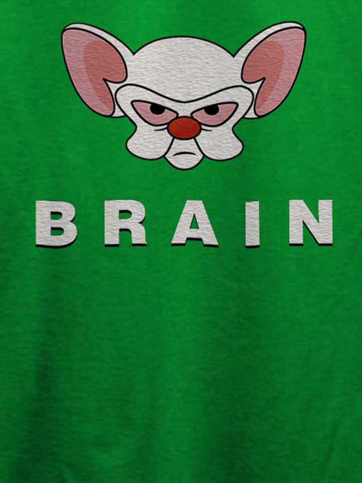 pinky-brain-t-shirt gruen 4
