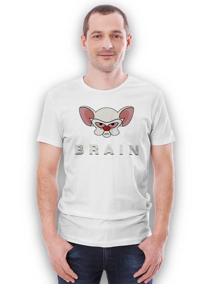 pinky-brain-t-shirt weiss 2