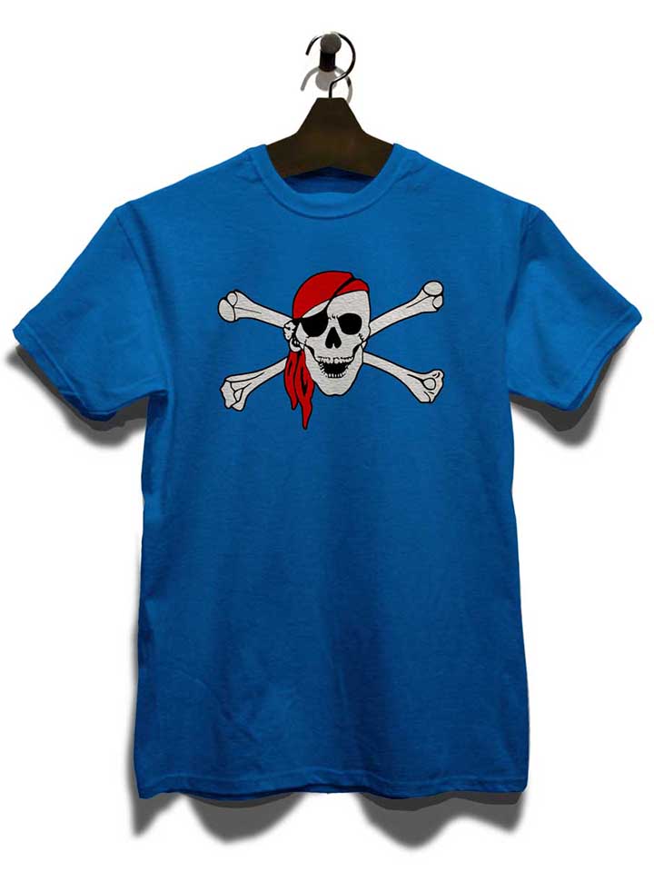 pirate-bandana-totenkopf-t-shirt royal 3