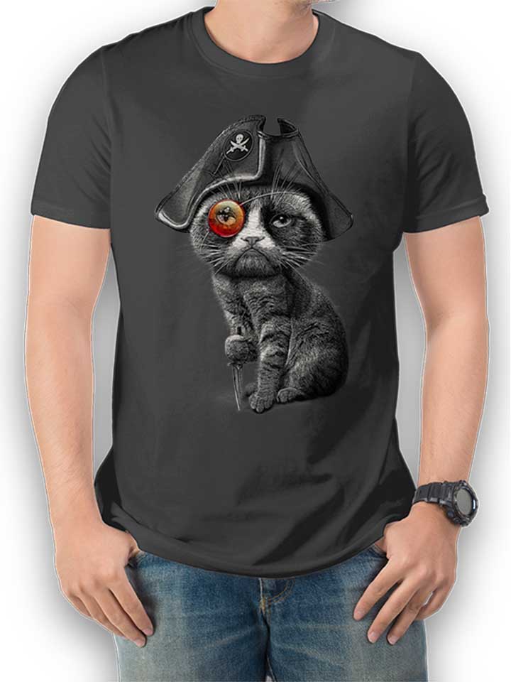 pirate-cat-t-shirt dunkelgrau 1