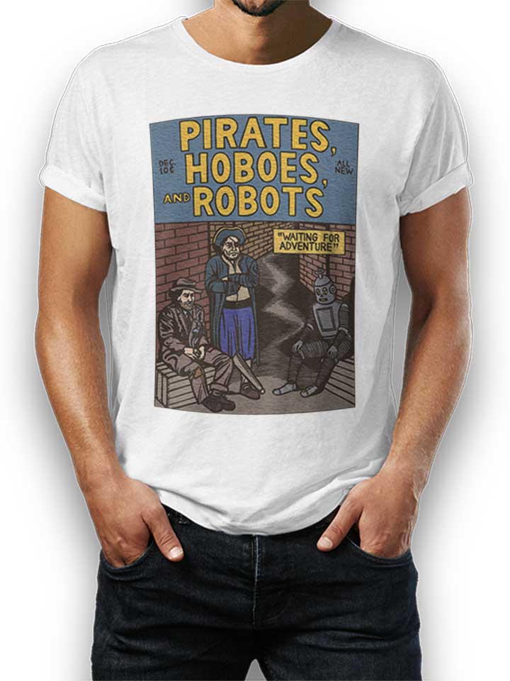 pirates-hoboes-and-robots-t-shirt weiss 1