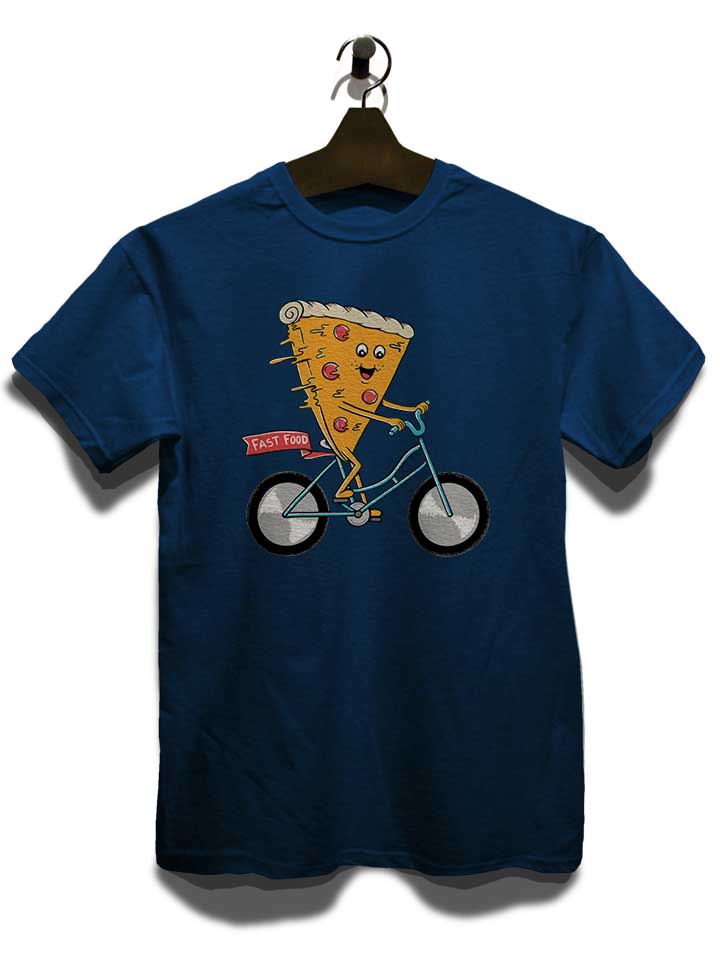 pizza-bike-t-shirt dunkelblau 3