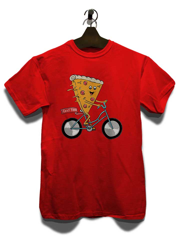 pizza-bike-t-shirt rot 3