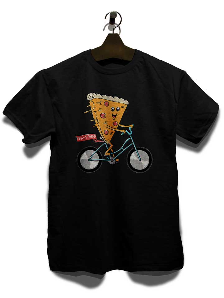 pizza-bike-t-shirt schwarz 3