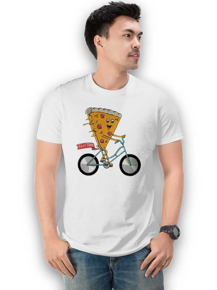 pizza-bike-t-shirt weiss 2
