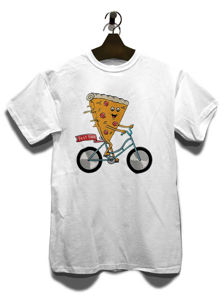 pizza-bike-t-shirt weiss 3