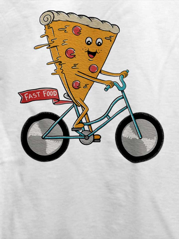 pizza-bike-t-shirt weiss 4