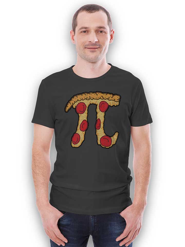 pizza-pi-t-shirt dunkelgrau 2