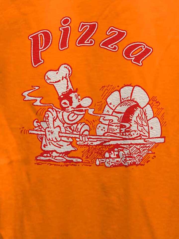 pizza-damen-t-shirt orange 4