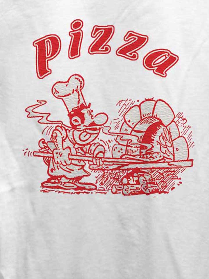 pizza-damen-t-shirt weiss 4