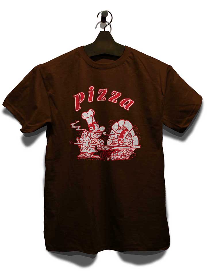 pizza-t-shirt braun 3