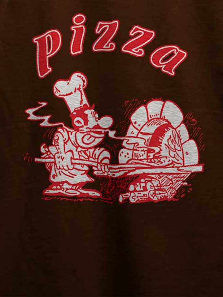 pizza-t-shirt braun 4