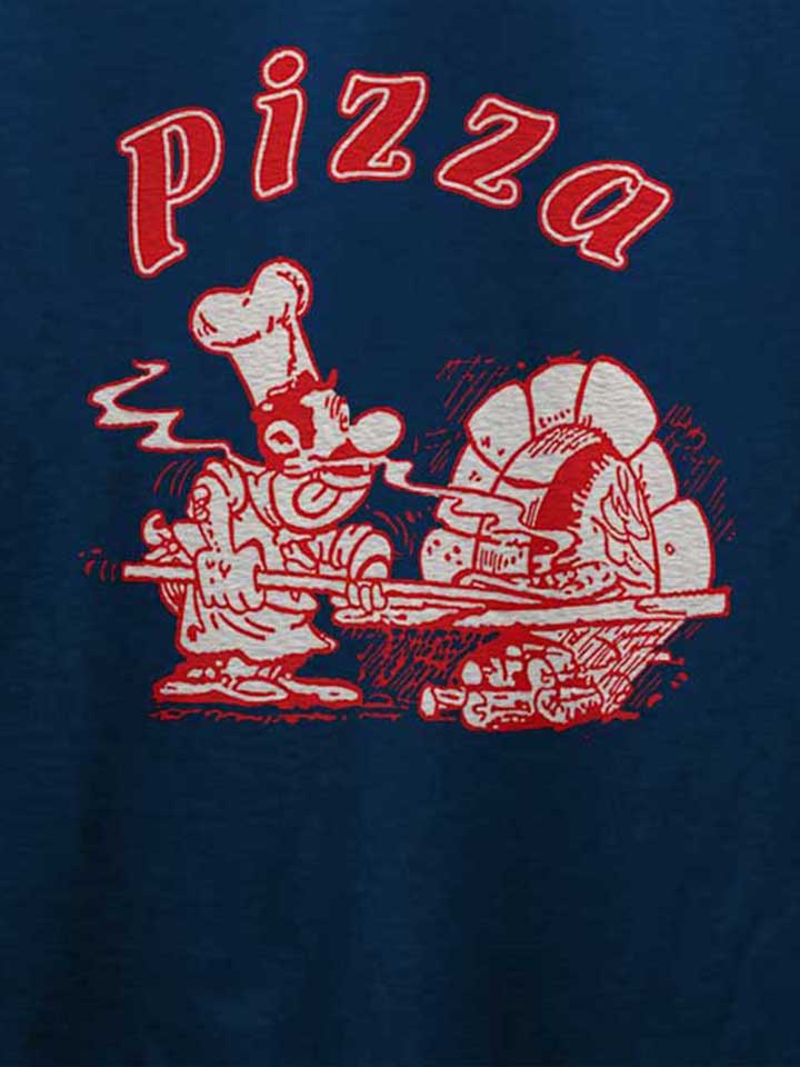 pizza-t-shirt dunkelblau 4