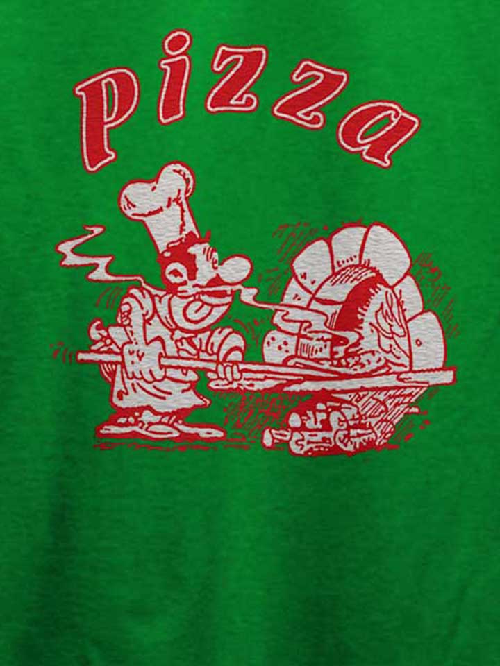 pizza-t-shirt gruen 4