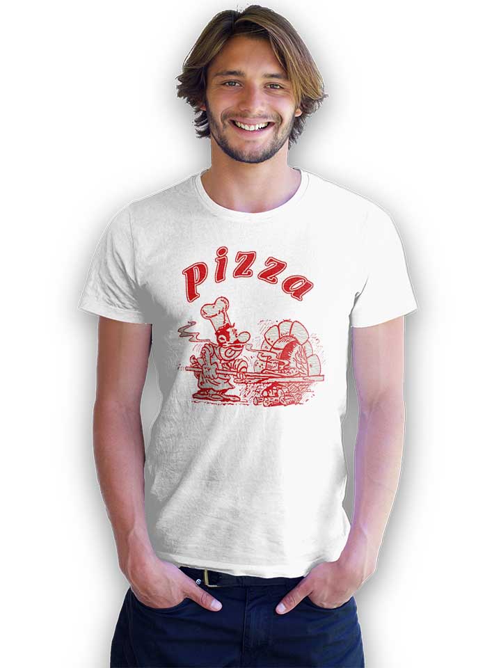 pizza-t-shirt weiss 2