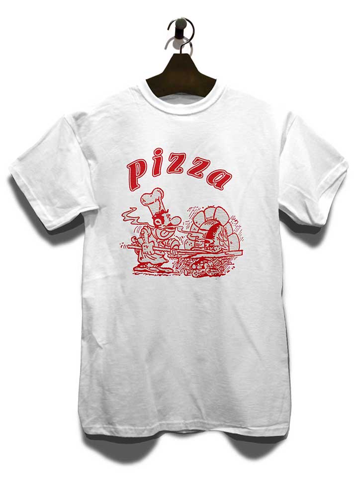 pizza-t-shirt weiss 3