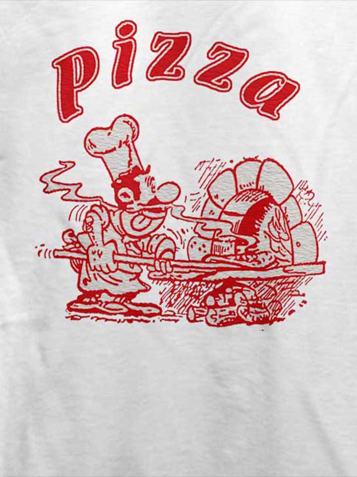 pizza-t-shirt weiss 4