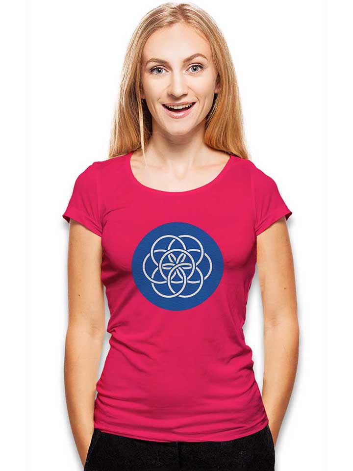 planet-erde-logo-damen-t-shirt fuchsia 2